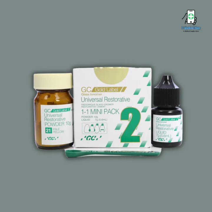 GC Gold Label II Radiopaque Self-Curing Glass Ionomer Cement Dental – 1:1 Mini Pack china