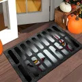 2024 Haunted House Decoration Floor Mat Halloween Manhole Cover Clown Entrance Door Mat Entrance Entrance Floor Mat Thickened Carpet. 