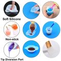 43PCS Resin Mixing Tool Kit - Silicone Measuring Cups for Epoxy Resin Silicone Mixing Cups,Silicone Brushes,Pipettes,Ect. 