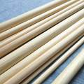 50Pcs Unfinished Round Wood Sticks Wooden Dowel Rods for Home Garden Decoration Woodcraft 25cm.