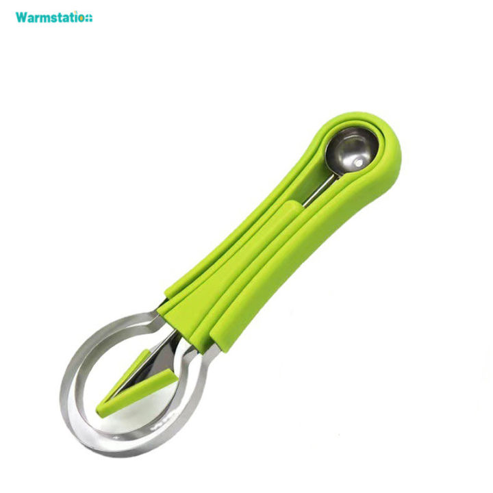 4%20In%201%20Melon%20Baller%20Scoop%20Stainless%20Steel%20Watermelon%20Cutter%20Fruit%20Carving%20Kitchen%20Tool%20Set%20for%20Fruit%20Slicer%20Dig%20Pulp%20Separator%20-%20Image%202