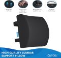 Lumbar Support Pillow for Office Chair, Memory Foam Office Chair Back Support,Lower Back Pillow for Car Seat, Back Pain Relief, Back Pillow for Chair with Adjustable Strap.