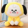 35cm Bt21 Cartoon Cute Kawaii Chimmy Cooky Shooky Koay Mang Sitting Plush Doll Pillow Adult Children's Birthday Gift Toy.
