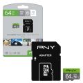 PNY Elite Class 10 U1 64GB microSD Memory Card - memory card for Smartphones, tablets, action & surveillance cameras, drones, computers - class1Pny High Speed 64Gb Micro Secure Digital Memory Card Practical Durable Memory Cards, Pny Memory Card, Pny 64Gb.