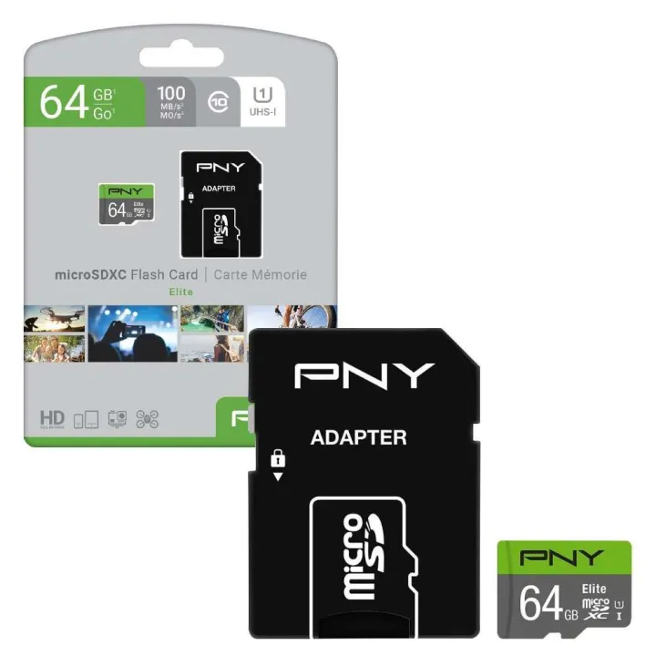 PNY%20Elite%20Class%2010%20U1%2064GB%20microSD%20Memory%20Card%20-%20memory%20card%20for%20Smartphones,%20tablets,%20action%20&%20surveillance%20cameras,%20drones,%20computers%20-%20class1Pny%20High%20Speed%2064Gb%20%20Micro%20Secure%20Digital%20Memory%20Card%20Practical%20Durable%20Memory%20Cards,%20Pny%20Memory%20Card,%20Pny%2064Gb%20-%20Image%204