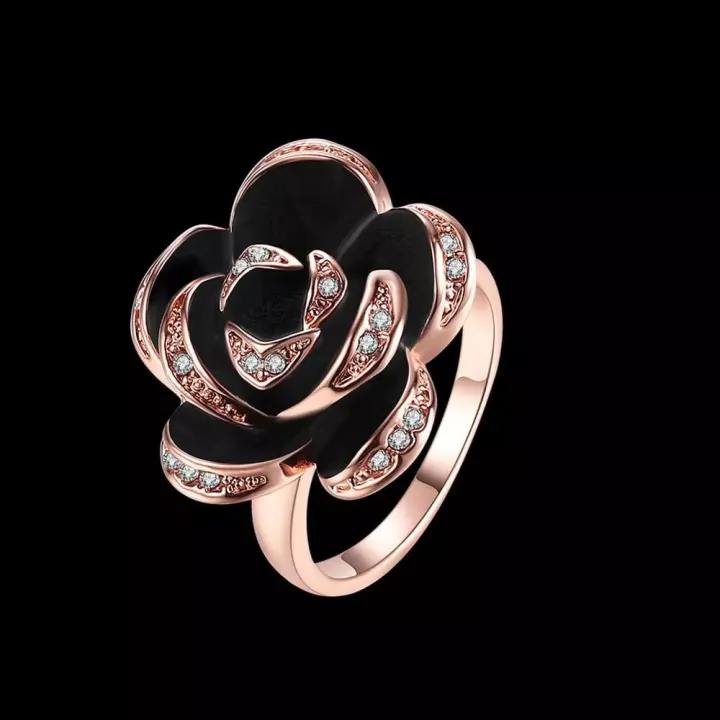 Rose%20Black%20Finger%20Ring%20For%20Women/girls/Lady%20-%20Image%202