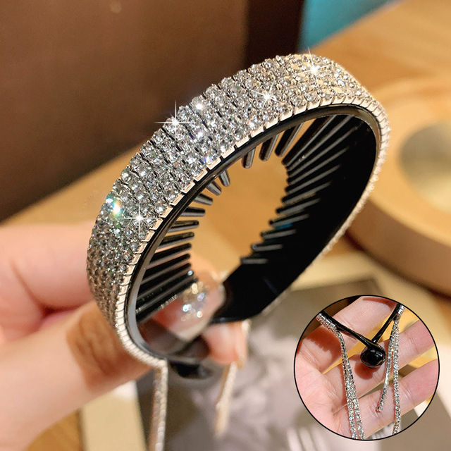 Rhinestone%20Hair%20Clips%20Hair%20Kakra%20Styling%20Glitter%20Hairpin%20Sparkly%20Bun%20Clip%20Ponytail%20Holder%20Hair%20Accessories%20for%20Women%20-%20Image%202