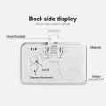 Digital Refrigerator Freezer Thermometer, Thermograph, Humidity Meter, IPX3 Waterproof, LCD Display, Wireless, Hanging Hook, Household.