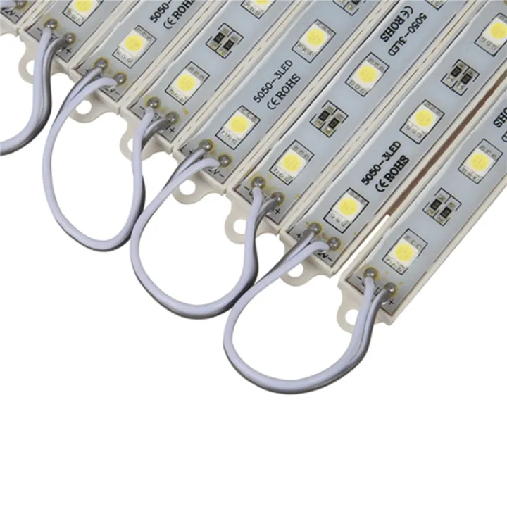 50Pcs%205050%20SMD%203%20LED%20Module%20LED%20Strip%20String%20Light%20Waterproof%20DC%2012V%20Cool%20White%20-%20Image%207