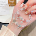 Exquisite Pink Bracelets For Women Cute Star Moon Bracelet Metal Chain Beads Bracelet Sister Girlfriend Podazz. 