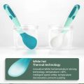 【NEW】 BBET Baby Utensils Spoon Fork Set Cutlery For Children Silicone Bendable Sensing Temperature Tableware Babies Training Feeding.