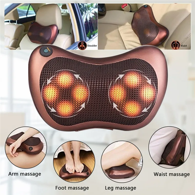 Massage Pillow For Car And Home Shoulder Back Waist Massage Pillow ...