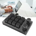 Programming Macro Custom Knob Keyboard RGB 3/6/12 Key Copy Paste Mini Button Photoshop Gaming Keypad Mechanical Hotswap Macropad. 
