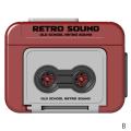 Mini Retro Recorder Keychain Can Record And Play Music Fun Music Box Pendant Personalized Couple Gift For Girlfriend O0X1.