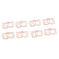 Small Paper Clips, Metal Paper Clips Light Weight 50pcs Durable  for Home for School. 