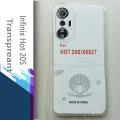 For Infinix Hot 20S Crystal Silicone Clear Transparent Shockproof Back Cover Phone case. 