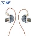 NiceHCK DB2 Wired Earbud IEM 1DD+1BA Hybrid Dual Driver HiFi Earphone With 0.78 2Pin Interface Warm Vocal Music In Ear Monitor.