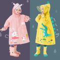 Cute Polyester Baby Raincoat Outdoor Waterproof Rain Coat Children Impermeable Poncho Boys Girls Rain Jacket. 