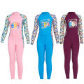 【In-Stock】 Yoomee One-piece Kids Wetsuit Swimsuit Children Sunscreen UPF50+ Swim Suit Long Sleeve Swimwear Swimsuit for Girls. 