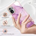 Casing for Xiaomi Redmi Note 10 4G / Note 10S Ultra-Thin Marble Pattern Hybrid Hard Back Soft TPU Bumper Protective Case Cover.