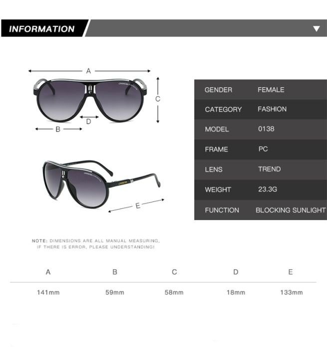 New%20Classic%20Carrera%20Aviation%20Sunglasses%20Men%20Oversized%20Vintage%20Retro%20Driving%20Outdoor%20Sports%20Men's%20Sunglasses%20gafas%20de%20sol%20hombre%20-%20Image%207