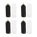4PCS 18650 Battery Tube + 4PCS AAA Battery Holder for Flashlight Torch Lamp. 