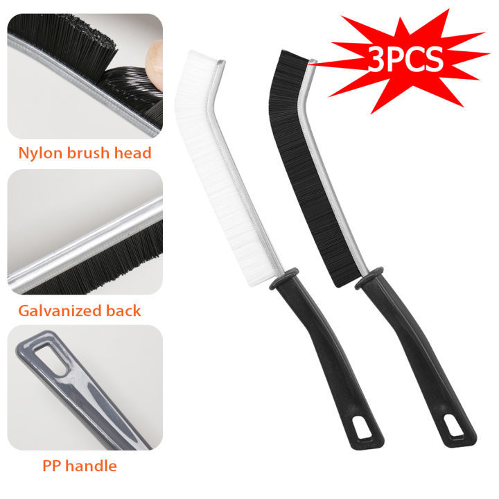 1/2/3 /4Pcs Multipurpose Bathroom Tile Floor Gap Cleaning Brush Window Groove Cleaning Brush Convenient Household Corner Cleaning Tools