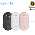 LOGITECH PEBBLE WIRELESS MOUSE M350, Pebble M350 Wireless Bluetooth Mouse Mini&Thin 1000DPI 100g High Precision Optical Tracking Unifying Colorful. 