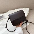 Women's Crossbody Bag Solid Color Simple Fashion Casual Shoulder Bag Trend Small Square Bag Retro One-shoulder Messenger Bag. 