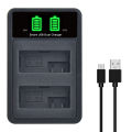 LP-E8 Battery Charger for Canon EOS Rebel T2i,T3i,T4i,T5i,550D,600D,650D,700D,Kiss X4,X5, X6i,X7i Cameras. 