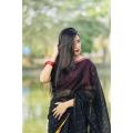 Chumki Shari Eye Catching Collection YellowRed colour Saree. 
