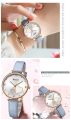Inspried bye CURREN C9077L Brown PU Leather Analog Watch For Women - Black & Brown.