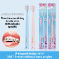 Pro Orthodontic Toothbrush For Braces Orthodontic Bristles Clean Toothbrush brave. 
