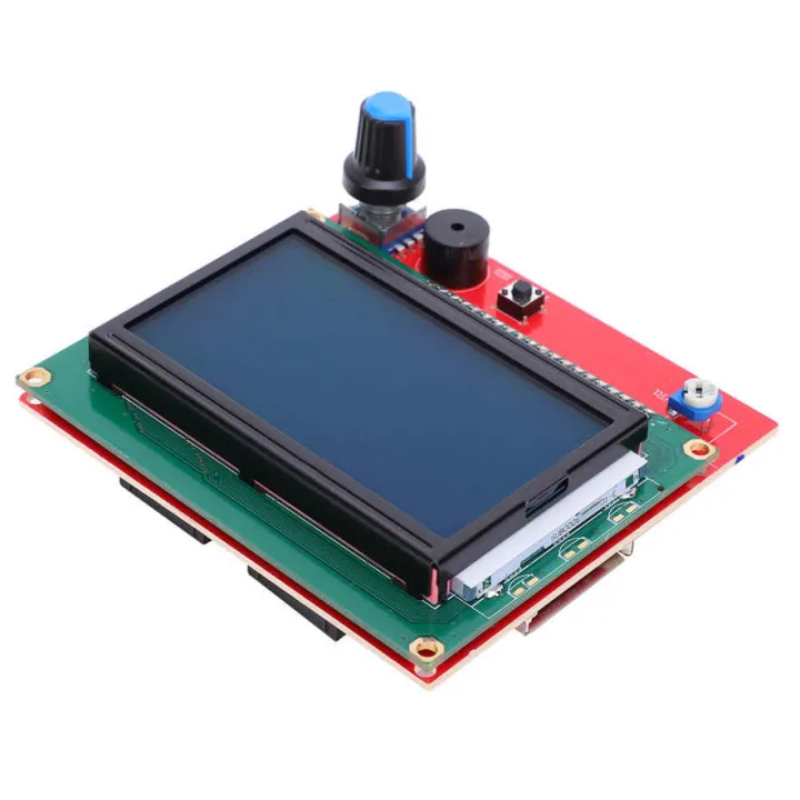 12864%20LCD%20Control%20Module%20Panel%20Display%20Motherboard%203D%20Printer%20Smart%20Controller%20+%202Pcs%20Lines%20-%20Image%209