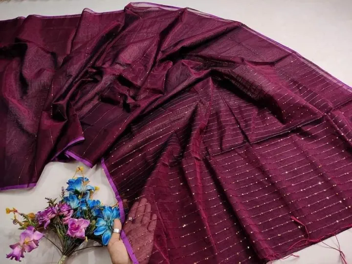 Exclusive%20Half%20Silk%20Chumki%20Sarees%20For%20Women%20Tangail%20Saree%20By%20Tatghor%20-%20Sari%20-%20Image%203