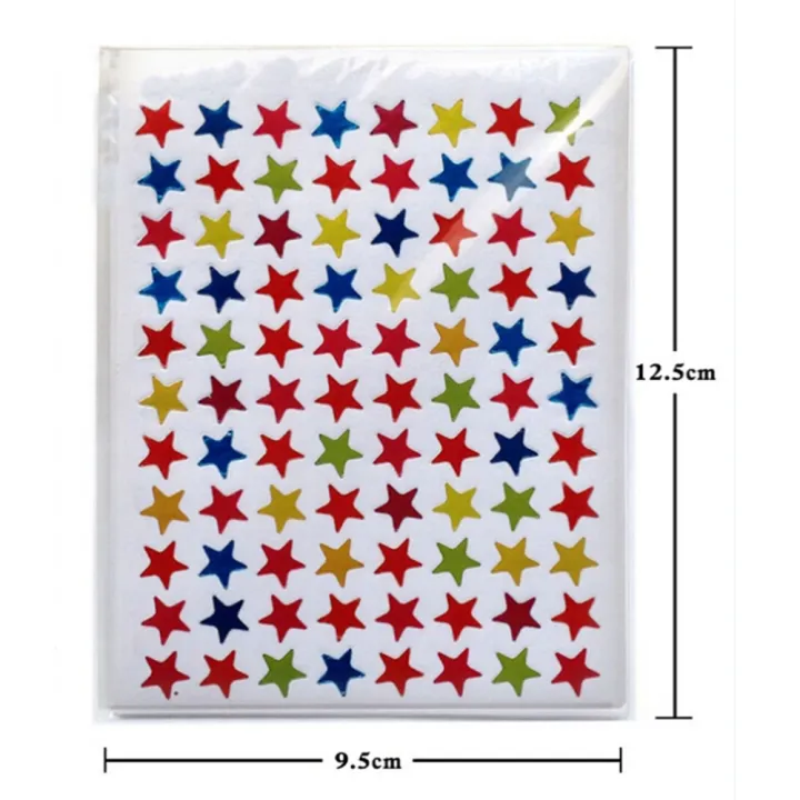 10%20Sheets%20Star%20Shape%20Stickers%20Labels%20for%20School%20Children%20Teacher%20Reward%20DIY%20Craft%20-%20Image%202