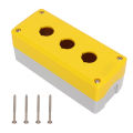 Push Button Box, 3 Holes Button Switch Station Box Multifunctional for Electrical Equipments. 