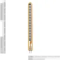 Flex Sensor 4.5 Inch Flex Sensor for Manipulator Electronic Glove Accessories Flex4.5Inch Flex Sensor Durable Easy Install. 