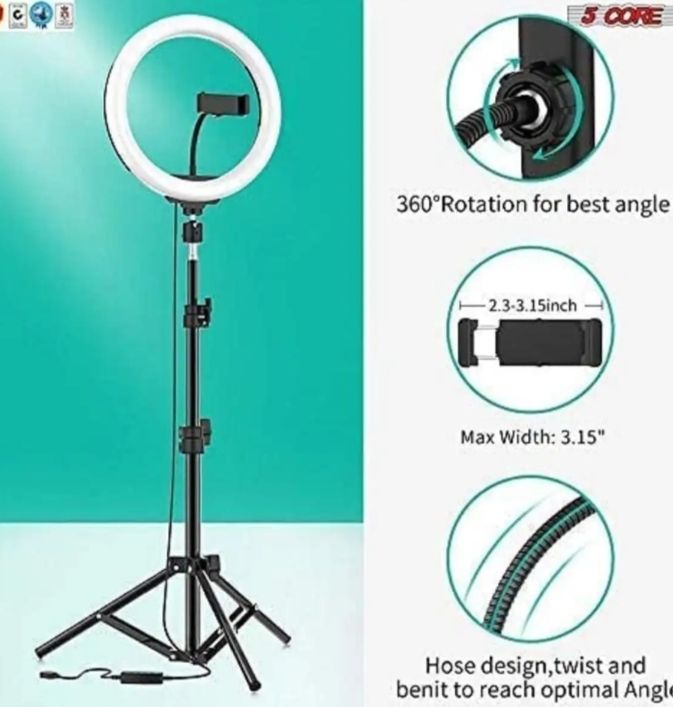 Tiktok Ring Lights 12 Inch For Best Photography -With Stand - Ring Light