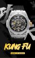 Inspried bye Welly Merck Watches Man Stainless Steel Waterproof Diver Kung Fu Collaboration Series Limited Edition Watch.