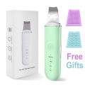 Ultrasonic Skin Scrubber Vibration Face Spatula Blackhead Remover Facial Scrubber Shovel Clean Cavitation Peeling Facial Lifting FeeoiF. 