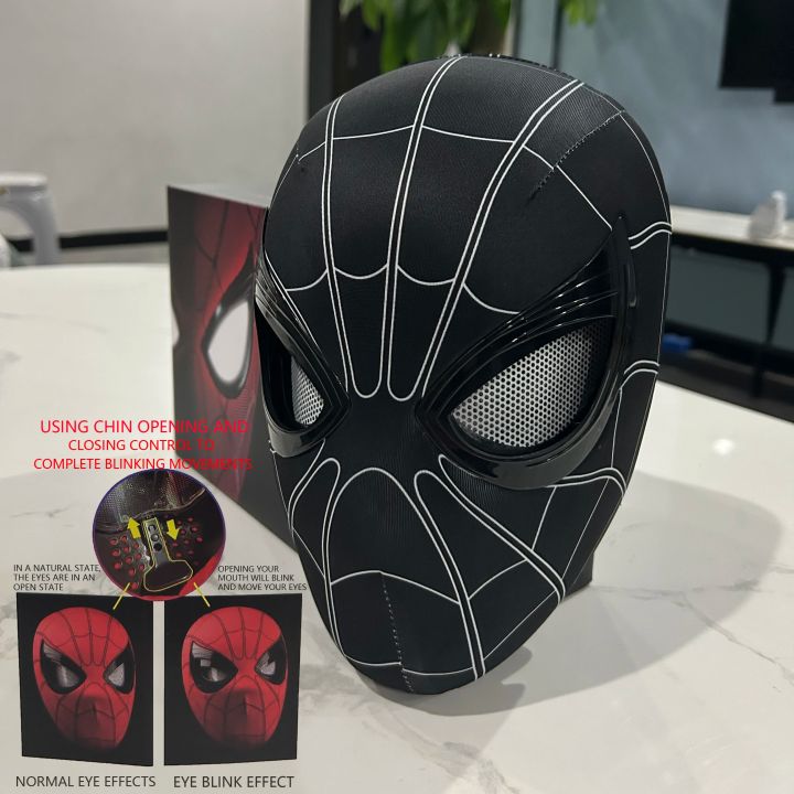 Halloween%20Mascara%20Spiderman%20Headgear%20Cosplay%20Moving%20Eyes%20Electronic%20Mask%20Spider%20Man%201:1%20Remote%20Control%20Elastic%20Toys%20for%20Adults%20Kids%20GiftDolls%20Accessories%20-%20Image%207