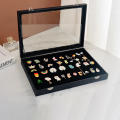 pu Storage Box Durable beaded fleece Brooch Display Box Medal Case for Collection Display Jewelry Safekeeping Medal Showcase Brooch Collection Cartoon Fans. 