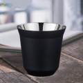 Coffee Cup Camping Mug Durable Drinkware 80ml Capacity Ultralight Outdoor Stainless Steel Cup Metal Drinking Cup for Home Backpacking Picnic. 