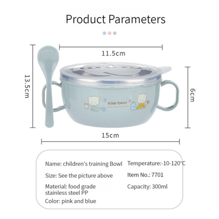Hamshmoc%20Stainless%20Steel%20Baby%20Feeding%20Bowl%20Spoon%20Dust%20Protection%20Sealing%20Children'S%20Bowl%20And%20Spoon%20Set%20Anti-Scald%20Insulation%20Baby%20Tableware%20Self-Eating%20Training%20-%20Image%203