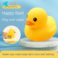 DENOSWIM 1pc Baby Bath Toys Mini Squeaky Rubber Duck Whistle Float Bath Pool Ducky Sound Shower Kids Toys. 