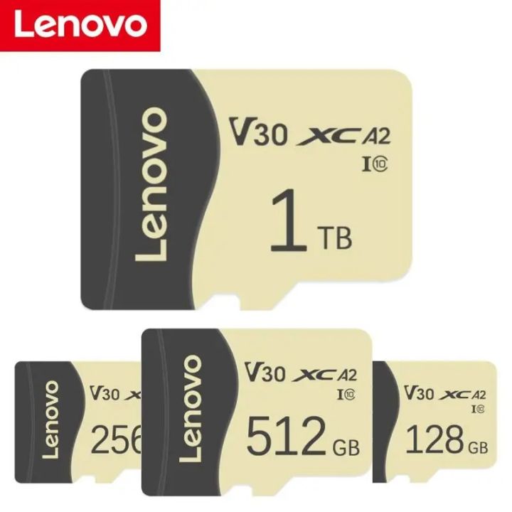 100%Original Product+FREE Shipping+COD Lenovo Memory Cards 1TB 512GB High Speed 256GB 128GB A2 V30 U3 Class 10 Sd Card Cartao De Memoria TF Card 2TB For Smartphone
