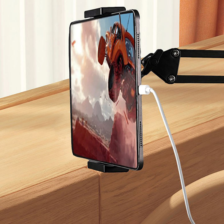 Tablet%20Holder%20For%20Bed%20IPad%20Stand%20360%C2%B0%20Rotating%20Bed%20Tablet%20Mount%20Stand%20With%2090cm%20Metal%20Arm%20For%204.5~12.9%20Inch%20Phone%20Tablet%20Bracket%20Huiye%20-%20Image%206