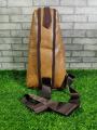 Men's Crossbody Messenger Bag in Brown Black Coffee PU Leather | 9.7-Inch for Business & Travel | Cross Bag, Shoulder Bag, Backside Bag, Shoulder Strap Bag, Rider Bag. 