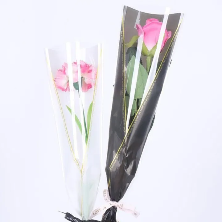 50pcs%20Single%20Rose%20Sleeves%20Flower%20Wrapping%20Bag%20Bouquet%20Packaging%20Bags%20Clear%20Cellophane%20Floral%20Wrappers%20For%20Valentine's%20Day%20Demoo%20-%20Image%204